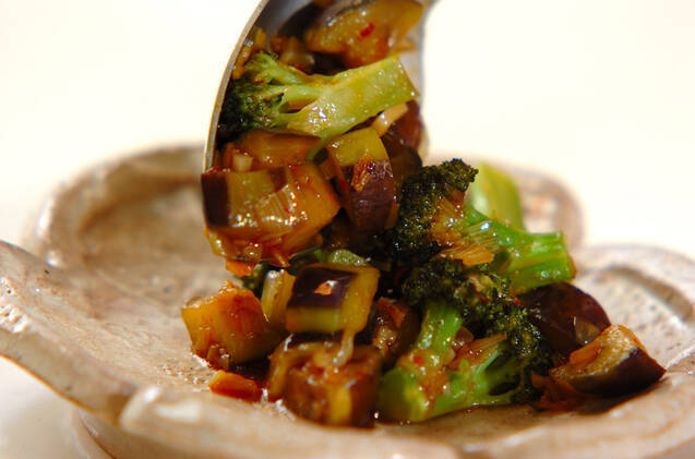 ナスのピリ辛炒めの作り方の手順6