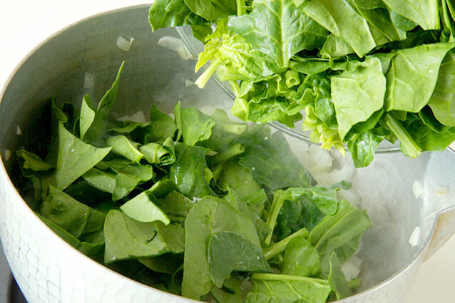 ホウレン草のカレーの作り方の手順3