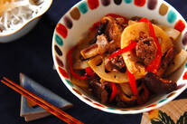 牛肉入りレンコンのきんぴら