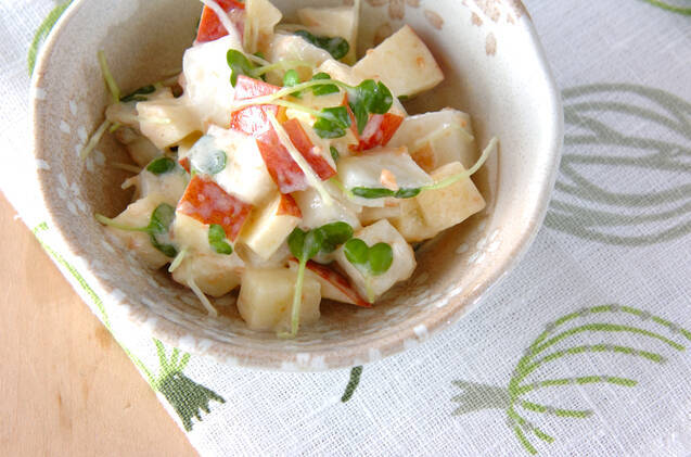 長芋の梅マヨ和え