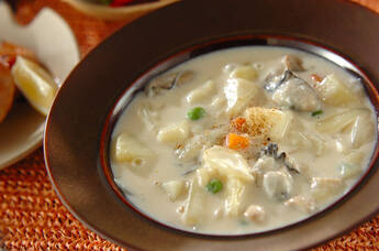 カキのクリームシチュー