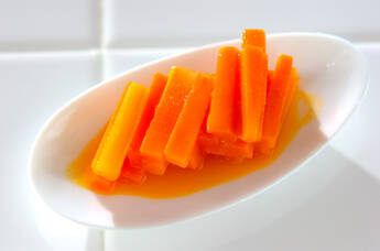 スティックニンジンのオレンジ煮