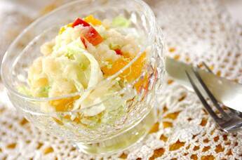 白菜のリンゴドレッシング