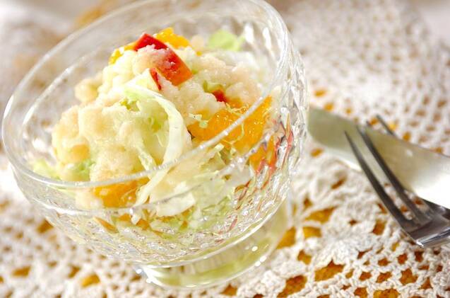 白菜のリンゴドレッシング