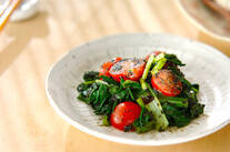 プチトマトのゴマ汚し