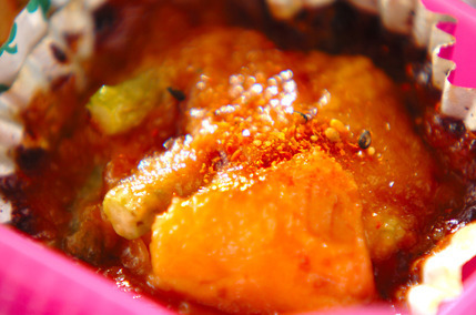 アスパラとサーモンのみそマヨ焼き