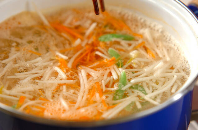 ワカメとモヤシの中華風和えの作り方の手順6