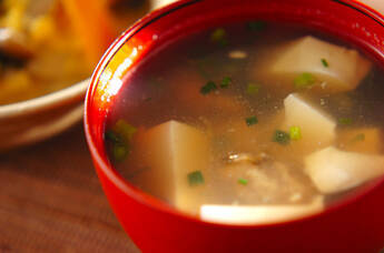 カキのお吸い物