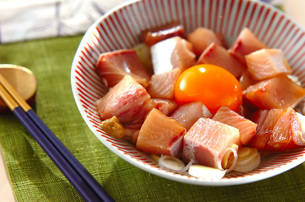 漬けブリ納豆風