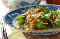 ウナギ蒲焼きの卵とじ