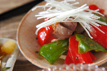 砂肝のコリコリ炒め