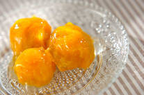 レンジカボチャ団子