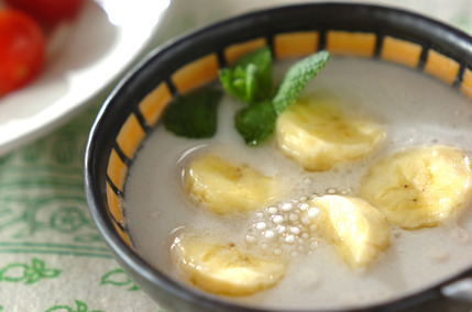 タピオカバナナミルク