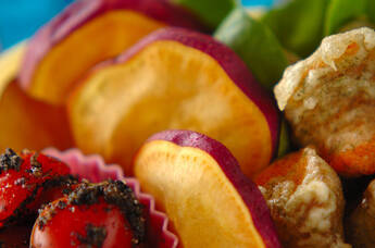 サツマイモの素揚げ