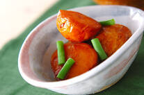 新ジャガの揚げ煮