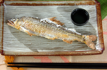アユの塩焼き
