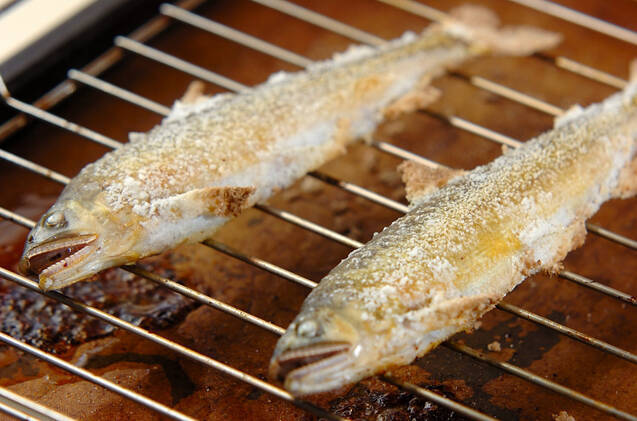 アユの塩焼きの作り方の手順4