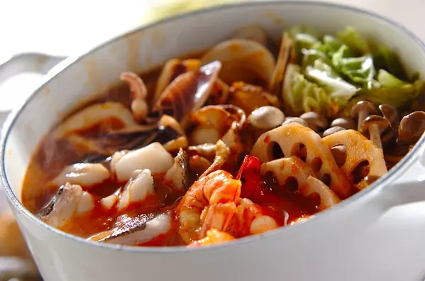 海鮮鍋~トマト鍋~チーズニョッキ