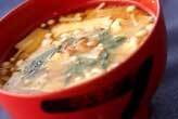 納豆と油揚げのみそ汁