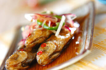 丸ごとおいしい!小アジの南蛮漬け