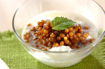 レンズ豆のシロップ煮