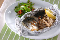 サワラのホイル焼き