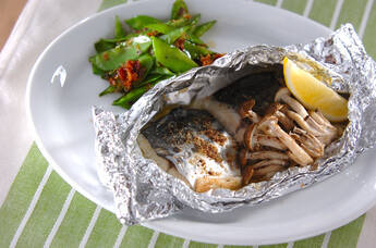 サワラのホイル焼き