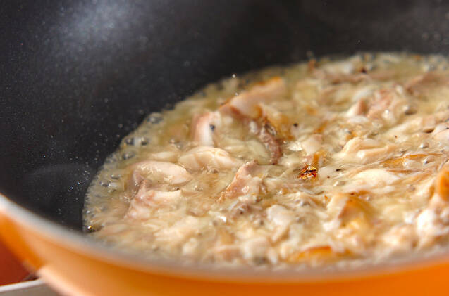 アジのパスタの作り方の手順6