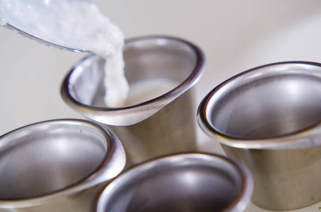 レンコンプリンの作り方の手順4