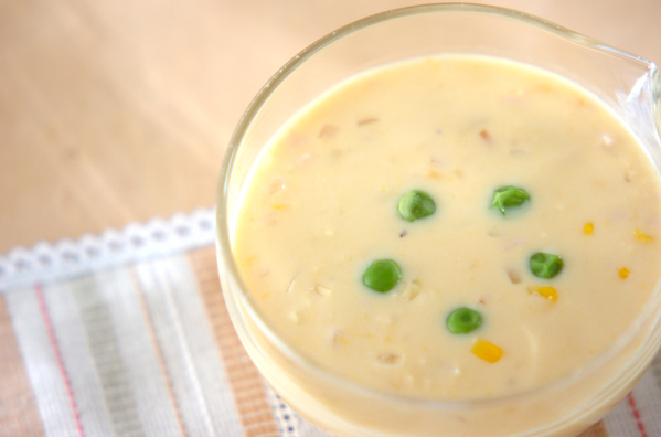 4.冷つぶつぶコーンスープ