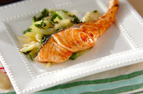 鮭のハーブ焼き