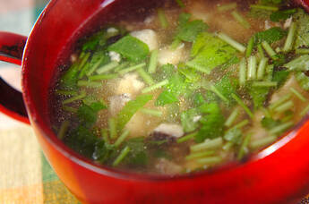 ひき肉入りスープ