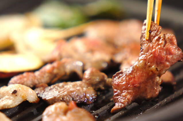 サルサソースの焼き肉の作り方の手順9