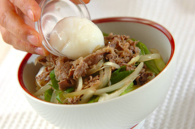 やわらかつゆだく牛丼の作り方の手順4