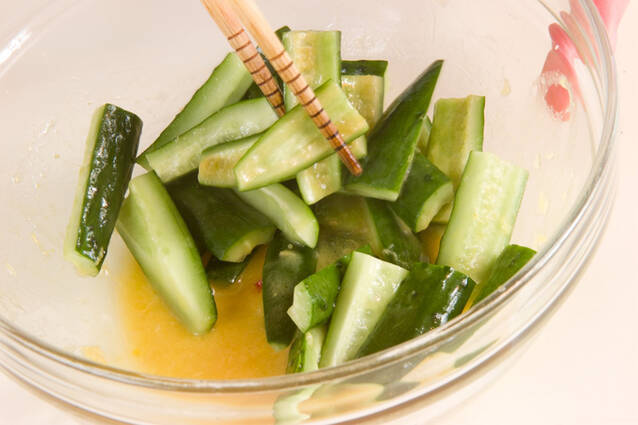 キュウリの甘酢づけの作り方の手順3