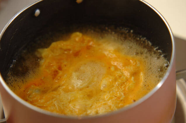 ニンニクのスープ～ソパ・デ・アホ～の作り方の手順4