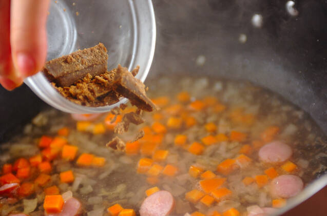 カレーピラフの作り方の手順3