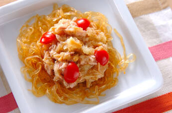 コンニャクパスタ風