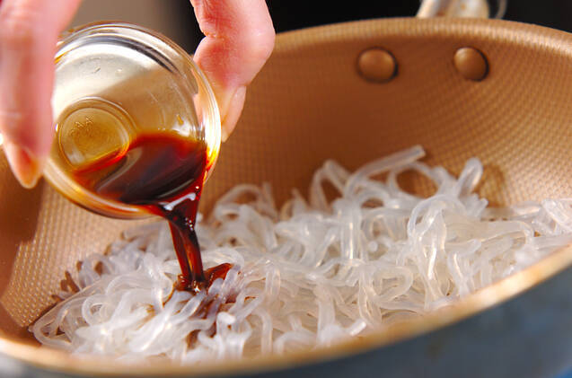 コンニャクパスタ風の作り方の手順4