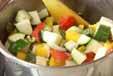 ハンバーグ夏野菜ソースの作り方5
