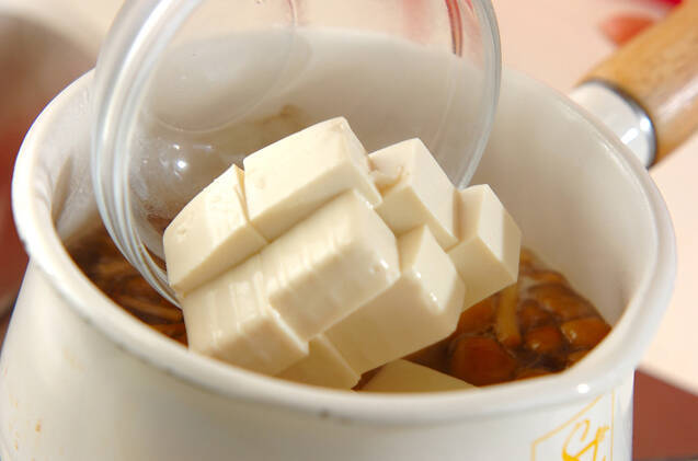 ナメコのスープの作り方の手順3