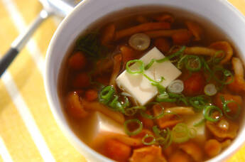 ナメコのスープ