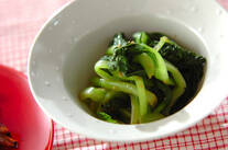 超簡単ナムル！10分で仕上がる ごま油香るチンゲン菜のナムル