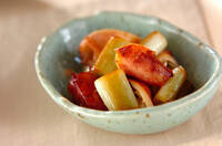 剣先イカのバターしょうゆ炒め