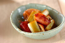 剣先イカのバターしょうゆ炒め