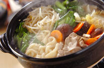 あったかみそ煮込みうどん