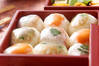 小鯛と根菜の手まり寿司の作り方の手順
