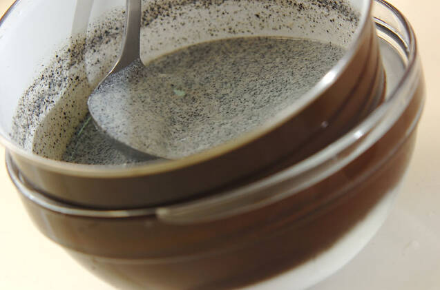 豆腐の黒ゴマプリンの作り方の手順4
