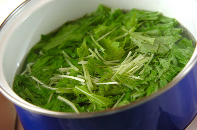 水菜のゴマ和えの作り方の手順6