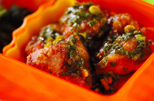 揚げ鶏のネギソース